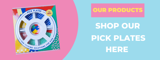Pick Plate compartment plate for fussy eaters.